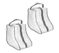 TIXIPEM 2PCS Boot Storage Bags Plastic for Travel & Daily Use, Gray
