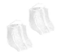TIXIPEM 2PCS Boot Storage Bags Plastic Waterproof & DustProof, White