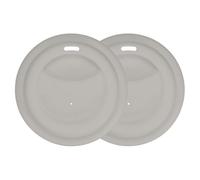 TIXIPEM 3.15IN Inner Silicone Cup Lids for Stanley [2PCS] - Coffee Mug Lids for Round Glass Mugs & Tea Cups & Bowls & Coffee Cup - Silicone Cup Cover [Yellow]