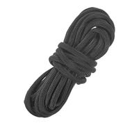 TIXIPEM 4 mm 10FT Guyline Camping Paracord [1PCS] - Guy Lines Ultralight Thin Cord Rope 7 Strands Paracord 550LB Use for Camping Tents & Tarps & Hiking - [Black]