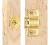 TIXIPEM 4pcs 1.4 Inch Magnetic Cabinet Door Catch Gold