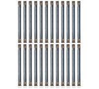 TIXIPEM 7.09IN Metal Internal Flex Frame [24PCS] - Handbag Kiss Lock Clasp Hinges Use for DIY Handbag & Bag Coin Purse & Bag Sewing Making - [Bronze] Internal Spring Clip