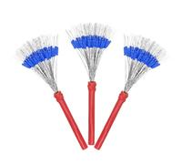 TIXIPEM Fishing Bobber Stops [300PCS] Column Floats Sinker Stops Use for Streams & Lake & River Fishing - [Blue - Silicone] Fit 0.6-1.5 mm Wire Beads Float Stopper