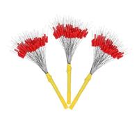 TIXIPEM Fishing Bobber Stops [300PCS] T-Shape Floats Sinker Stops Use for Streams & Lake & River Fishing - [Red - Silicone] Fit 0.6-1.5 mm Wire Beads Float Stopper