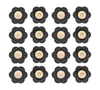 TIXIPEM Leather Snaps Buttons [8Set] - Magnetic Snap Closures Bag Fastener Clasp Use for Handbag & Sewing & DIY Craft & Purses & Clothes - [Black-32MM/1.3IN] - Purse Clasps Button