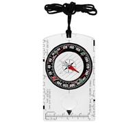TIXIPEM Orienteering Compass [1PCS] - Waterproof Map Reading Hiking Survival Navigation Compass for Backpacking & Camping - [Clear] Survival Accessories