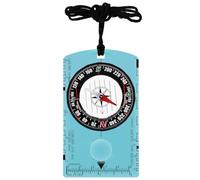 TIXIPEM Orienteering Compass [1PCS] - Waterproof Map Reading Hiking Survival Navigation Compass for Backpacking & Camping - [Blue] Survival Accessories