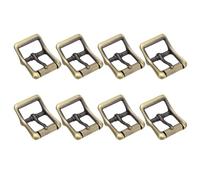 TIXIPEM Roller Buckle Metal Single Prong, Light | Webbing Belts, Center Bar, Curved Loops Clasp, for Leather Bags, Craft, Purse, DIY Accessories