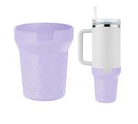 TIXIPEM Silicone Water Bottle Boot for Stanley [1PCS] - Anti-Slip Protective Sleeve Use for Protecting Water Bottles from Scratches - [Purple - 2.95 IN] Bottom Bumper Protector