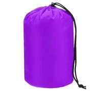 TIXIPEM Stuff Sack [1PCS] - Waterproof Outdoor Storage Sacks Use for Backpacking & Traveling & Hiking - [Purple-5 x 10 IN/ 13 x 25 CM] Ultralight Drawstring Bags
