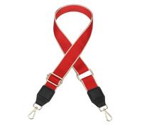 TIXIPEM Wide Shoulder Purse Strap [1Pcs] - 55 Inch Adjustable Straps Replacement for Handbags Use for Purse & Crossbody Bag & Guitar & Canvas Bag - [Watermelon Red]