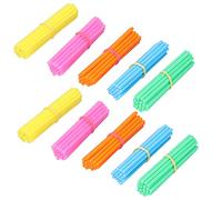 Tixiyu 100Pcs Counting Sticks Math Learning Tool for Kids Addition and Subtraction Teaching Aids with Colorful Plastic Counting Rods to Enhance Imagination & Logical Thinking