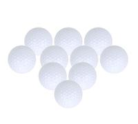 Tixiyu 10Pcs Durable Double Layer Balls Soft Putting Training Balls for Home Gym Traveling, Synthetic Rubber+Thermoplastic Synthetic Resin, 1.7in Diameter