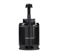 Tixiyu Brushless Motor for RC Airplane High Power and Stability for RC Aircraft Accessory with Compact Structure for Hobbyists Aluminum Black 282g (700KV reverse)