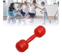 Tixiyu Children's Safe Plastic Hand Dumbbells for Fun Morning Exercises for Kids in Kindergarten (Red)