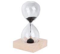 Tixiyu Desktop Magnetic Glass Sand Timer with Base for Home Decoration Ornament