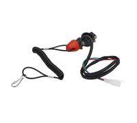 Tixiyu Engine Cord Lanyard Kill Stop Switch Durable Safety Tether for ATV Off Road Black