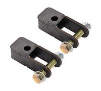 Tixiyu Front Shock Extender 2pcs Tough Powdercoated Shock Extension Brackets for Sierra 1500 99-07 6-Lug 4WD Classic Body Steel