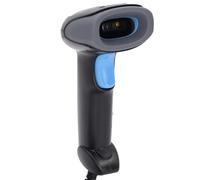 Tixiyu High Accuracy USB Wired 1D 2D Barcode Scanner for Supermarket Warehouse, Red Light QR Code Reader, Impact Resistant ABS PC Material