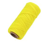 Tixiyu High Visibility Wear-resistant Replacement Scuba Reel Line for Coral Reefs, Caves and Wrecks, Fluorescent Yellow Nylon (46m)