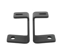 Tixiyu Hood Light Mount Bracket Heavy Duty CNC Aluminum for Improved Driving Vision and Safety, 2pcs A Pillar Bracket for Offroad Lights, Black Matte