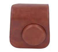 Tixiyu Instant Camera Protective Case Vintage Retro Style PU Leather Bag for Mini SE 7 Plus with Adjustable Strap Ideal for Photography Enthusiasts (Brown)