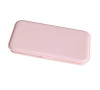 Tixiyu Large Capacity Pen Box Lightweight Stylish Look for Boys Girls, Frosted Material (Light Pink)