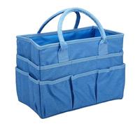 Tixiyu Large Capacity Sewing Tool Bag Conveniently Organized Art Supply Tote for Gardening Oxford Fabric (Blue)