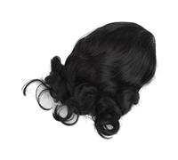 Tixiyu Long Black Wave Wig Fluffy Heat Resistant for Halloween and Cosplay, High Temp Synthetic Material