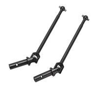 Tixiyu Metal Steel Front Universal Drive Shaft Strong and Durable for ZD Racing 1/7 DBX-07 RC Car, Black, 2Pcs