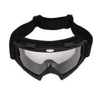 Tixiyu Outdoor Ski Goggles Matte Black Frame Breathable Windproof UV Protection OTG Design for Snowboarding, Skiing, Motorcycle PC 1 X Ski Goggles (Transparent Lens)