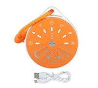 Tixiyu Portable Baby White Noise Sound Machine 10 Natural Sounds Volume Control Sleep Aid for Babies Orange