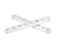 Tixiyu Precise Flat Beam Robotic Structure Part for Creating Working Robot Demonstrates Engineering for Education 4 X 8 X 64mm Aluminum