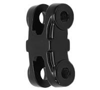 Tixiyu Precise RC Car Winch Hook, Sturdy Iron Front and Rear Bumper Trailer Shackles for 1/10 RC Car, 0.7x0.4x0.2in, 1 X Winch Hook2 X Screw (Black)