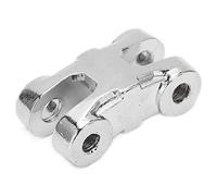 Tixiyu Precise RC Car Winch Hook, Sturdy Iron Front and Rear Bumper Trailer Shackles for 1/10 RC Car, 0.7x0.4x0.2in, 1 X Winch Hook2 X Screw (Silver)