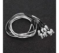 Tixiyu RC LED Lights Set High Simulation Accessory for Drift Car Enthusiasts Rubber + Metal 12PCS