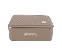 Tixiyu Sealed Stainless Steel Lunch Box, High Temperature Resistant Food Preparation Container for Outdoor Picnics, 19.1 x 14 x 7.9 cm (Khaki)