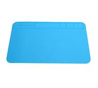 Tixiyu Silicone Heat-Resistant Soldering Pad Durable Repair Mat for Phone Computer Tablet IC Circuit Board for Travel, Blue, 11.8 X 7.9in