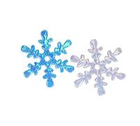 Tixiyu Snowflakes Confetti Decorations 1 Pack 1000pcs Blue White AB Mixed Color Christmas Table Decor Winter Wedding Party Supplies with Non-Woven Fabric for Home Decoration Crafts