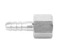 Tixiyu Stainless Steel High Pressure Pneumatic Quick Coupling Connector for Conveying Compressed Air 3/8in BSPP Female Thread Barb Joint 2PCS (3/8"-6mm)