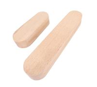 Tixiyu Wood Tailor Clapper Tailor's Wood Pressing Tool Sewing Wood Clapper 2Pcs 7in 12in Double Side Grooved Sturdy Wood Clappers with Dual Grooves for Pressing Seams Quilting Hemming