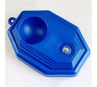 Tixiyu Youth Durable Plastic Singles Portable Tennis Trainer Baseboard for Daily Practice Suitable for Urban Office and Schools White 9.1 * 5.9 * 3.4in