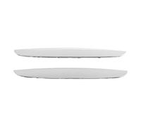 Tixqeaif 2Pcs Chrome ABS Front Bumper Above Kidney Grille Hood Cover Trim 51137117242 for 3 Series E90 E91 2006-2008