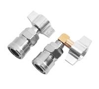 Tixqeaif 2pcs Truck Dust Blower Pneumatic Connector Straight Elbow Integrated Connection Home Decoration Hardware Tool