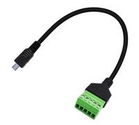 Tixqeaif 30CM Camera Adapter Cable 8-Pin Mini B to 5 Pin Female Bolt Screw Shield Terminals Pluggable Type Camera Connect Cable