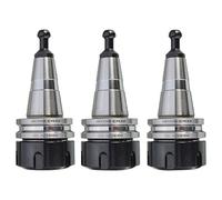 Tixqeaif 3PCS Metal ISO30 ER32 50 Balance Collet Chuck G2.5 24000rpm CNC Toolholder