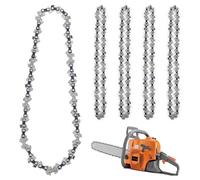 Tixqeaif 5Pcs Mini Chainsaw Chain for 6 Inch Chainsaw Chain Guide Saw Chain Replacement Portable Saw Chain