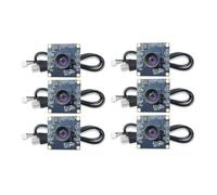 Tixqeaif 6Pcs 100 Degree Camera Module 1MP OV9732 1280x720 USB Free Driver Manual Focus with3 Meter Cable forWinXP/7/8/10