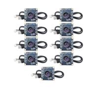 Tixqeaif 9 Sets 100 Degree Camera Module 1MP OV9732 1280x720 USB Free Driver Manual Focus with2 Meter Cable forWinXP/7/8/10