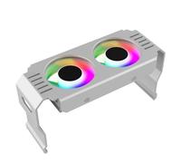 Tixqeaif ARGB Memory Active Coolerquiet and Stable High Performance Portable and Convenient Memory Cooling Fan Easy Install Easy to Use White
